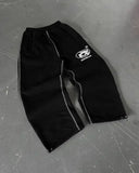 Advbridge Streetwear Sweatpants Y2K Pants Hip Hop Letter Embroidery Baggy Casual Pants Men Women New Punk Rock Elastic Waist Jogging Pants