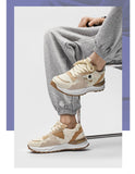 Advbridge Hong Kong Style Mens Sports Shoes Mesh Breathable Vintage Outdoor Running Chunky Sneakers Casual Platform Comfortable Male Shoes