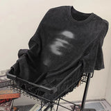 Advbridge Man Vintage Oversized Old Short Sleeve Shirt Design T Shirt Women Hip Hop  Streetwear Women Harajuku T-shirt Clothes Loose Tee