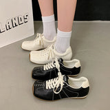 ADVBRIDGE  -  Fashion Casual Sneakers White 2025 Summer Flat Square Toe Sneakers Women's Shoes