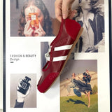 ADVBRIDGE  -  Women Sneakers Flat Shoes Woman Flats Mary Jane Ballet Shoes for Women Red Yellow Silver Split Toe Flats Summer