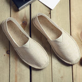 ADVBRIDGE  -  Retro Men's Espadrilles Rubber Outsole Skateboarding Shoes for Man Summer New Men Sports Shoe Non-slip Running Big Size 45 46 47