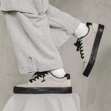 Advbridge 2025 Sneakers Casual Men Designer Punk Board Shoes Fashion Leather Canvas Breathable Height Increased Flat Platform White Shoes