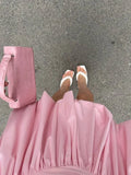 ADVBRIDGE  -  Spring Slim Temperament Dress Sexy Perspective Sling Hip Women's Short Skirt