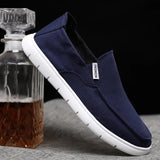 ADVBRIDGE  -  Spring Summer Cloth Shoes Men Flat Footwear Slip-on Brand Street Style Cool Young Mens Casual Shoes Black Blue D325