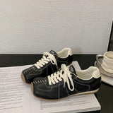 ADVBRIDGE  -  Fashion Casual Sneakers White 2025 Summer Flat Square Toe Sneakers Women's Shoes