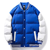Advbridge Men Puffer Jacket Winter Outdoor Thick Quality Coat Male Bubble Bomber Coat For Men jinquedai