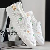 ADVBRIDGE  -  Fashion Embroider Green Canvas Shoes For Man Designer Shoes Summer Platform Slip-on Shoes Man Outdoor Breathable Espadrilles Men