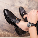 Advbridge New Arrival Men's Fashion Patent Leather Sequin Tassel Dress Business Office Shoes Male Charm Wedding Party Prom Flats Footwear