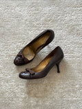 ADVBRIDGE  -  Fashion Designe Women Pumps Retro Round Toe Shallow Party Dress Female Footwear Cross Straps Bowknot Elegant High Heels Ladies