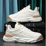 ADVBRIDGE  -  Men's thick sole mesh casual sports shoes summer new breathable soft sole non-slip comfort outdoor running shoes young sneakers