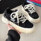 ADVBRIDGE  -  Wide Head Fashion Thick Sole Board Shoes Casual Shoes Dewu Trendy Shoes2025 Summer Breathable Season Comfortable Sneaker Breatha