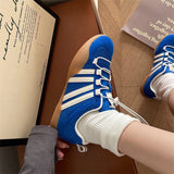 ADVBRIDGE  -  Retro Fashion Trend Casual Flat Ballet Style Single Shoes for Women New Spring Comfortable Versatile Shallow Mouth Sneakers