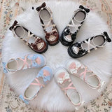 Advbridge Summer Lolita Sweet Sandals Women Japanese Style Bow Kawaii Chic Mary Janes Shoes Round Toe Shoes Wholesale Drop shipping