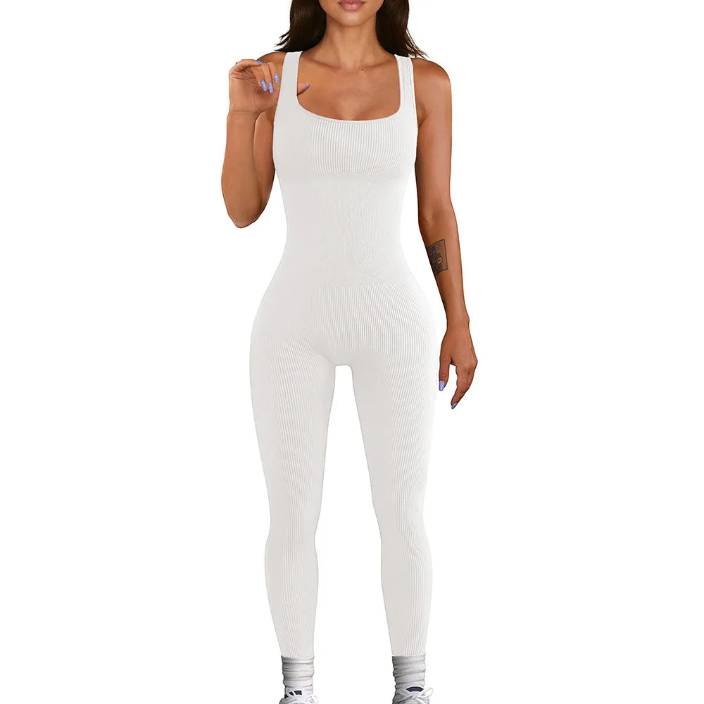 Advbridge Outdoor Sports Women's Wear White Jumpsuit New High-end Sports Fabric Vest Jumpsuit for Spring/summer Can Be Customized