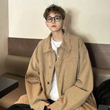 Advbridge Spring and Autumn Casual Jacket Spring and Autumn Vintage Fashion Jacket Men's Jacket Coat Streetwear Men's Clothing C64