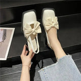 Advbridge Summer Women's Shoes Casual Heels Navy Blue Pumps 2025 Shallow Mouth Sweet Sandals Ladies Comfortable Low Orange Straps Branded