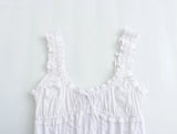 ADVBRIDGE  -  Women's Bow Decorated Poplin Camisole Official Store Women's 2000s Tops Clothing Youth Tops Corsets