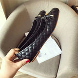 Advbridge 2024 Spring Summer Shoes Women Flats Square toe Soft Ladies Brand Shoes Fashion Ballet Flats Black Gold ZH2496