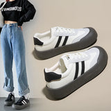 ADVBRIDGE  -   Women's Casual Outdoor Lace Up Sport Shoes Spring Autumn Designer Korean Round Toe Sneakers Vulcanized Shoes Tenis De Mujer