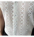 ADVBRIDGE  -  Slim Korean Style Sleeveless Trendy Business Casual Men's Hollow Cool Breathable Vest Shirt
