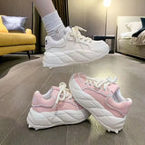 Advbridge -  Women's Sneakers  Korean Platform Sports Shoes Vulcanize Running Kawaii Lolita Sneakers Pink Kawaii Women Shoes Girls