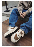 ADVBRIDGE  -  New Men’s Fashion Sneakers– Hong Kong Style, Chunky Sole, Height Increase, Breathable, Daily Commute & Sports