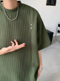 ADVBRIDGE  -  Future Solid T Shirt Mens Cartoons Loose Men's Wear Cotton Summer T Shirts Hip Hop Oversized Short Sleeve Clothing Q276
