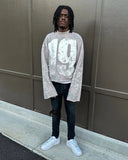 Advbridge Y2k Casual Mens Long Sleeved Printed Sweatshirt Pullover Gothic Graffiti Oversized Street Trend Versatile Autumn New Top