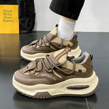 ADVBRIDGE  -  Fashion Platform Vulcanized Sneakers Men Korean Casual Shoes For Men Street Style Chunky Social Men's Sneakers Shoes Male Punk