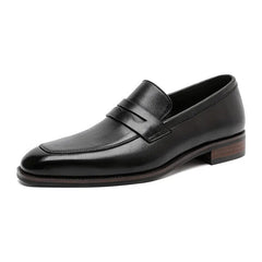 Advbridge Luxury Slip On Dress Shoes Men Genuine Leather Italian Loafer Shoes For Men Black Brown Brand Formal Oxford Men Casual Shoes