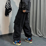Advbridge  Black Cargo Pants for Men Oversize Cargo Trousers Male Green Loose Casual Japanese Streetwear Hip Hop Pocket Big Size