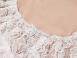 ADVBRIDGE  -  Design Sense Women's Popular Suspender Ruffle Dress, Backless Lace Sexy Hip Long Skirt