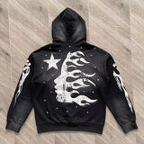 Advbridge Hellstar Flare Black Flame Broek Hoodie