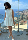 ADVBRIDGE  -  Women’s White Waist Dress Womens Dresses Sexy Shop Products Women's Summer Fashion Party Woman Short Sundress