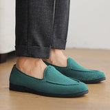 ADVBRIDGE  -  Trendy Suede Men's Loafers Comfy Summer Flat Shoes For Man Slip-on Business Leather Casual Shoes Man Moccasins zapatos de hombre