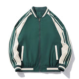 Advbridge New Men Jacket Thin Breathable Windbreaker Autumn Baseball Man Jackets Sports Striped Coats Outwear Men's Clothing Top