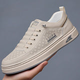 ADVBRIDGE  -  Casual Leather Shoes Men's 2025 Spring New Soft Leather Cowhide Mens Shoe Soft Sole Versatile Daily Board Shoes Men Loafers male