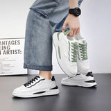 ADVBRIDGE  -  Designer Fashion White Men Casual Sneakers Lightweight Breathable Running Shoes Platform Outdoor Comfortable Tennis Shoes