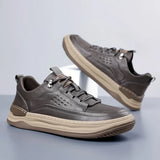 Advbridge High quality men 2024 New breathable outdoor sports shoes thick sole fashion casual leather shoes fashion antiskid running shoes