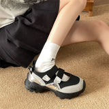 ADVBRIDGE  -  Women's Retro Fashion Casual Thick Soled Mary Jane Shoes New Autumn Versatile Shallow Mouth Comfortable Chunky Single Shoes