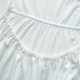 ADVBRIDGE  -  Sexy Cute Camisole Dress For Women Summer Open Back Sleeveless High Waist Shirring Lace-up Solid Pleated Mini Party Dresses