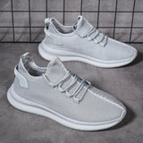 ADVBRIDGE  -  Summer Trendy Fujeak Men's Ultralight Running Shoes - Breathable Mesh Casual Sneakers with Anti-slip Function, Solid Colour