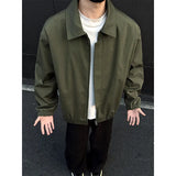ADVBRIDGE  -  Spring Short Jacket Men Fashion Green Black Jacket Men Streetwear Hip-hop Loose Bomber Jacket Mens Casual Jackets Coat M-3XL