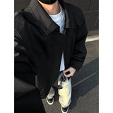 ADVBRIDGE  -  Spring Short Jacket Men Fashion Green Black Jacket Men Streetwear Hip-hop Loose Bomber Jacket Mens Casual Jackets Coat M-3XL