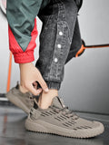 ADVBRIDGE  -  Fashion Mens Casual Shoes Summer Lightweight Flying-Woven Running Sport Shoes Male Mesh Breathable Soft Soled Comfort Sneakers