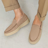 ADVBRIDGE  -  High Quality Men's Loafers Soft Suede Slip-on Shoes Man Flats Lightweight Comfortable Driving Shoes For Man Summer Casual Shoes