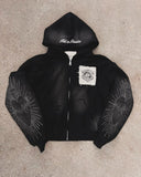 Advbridge Harajuku New fashion Y2K star patch embroidery oversized hoodie women's Gothic hip-hop loose casual sports hoodie street wear