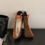 ADVBRIDGE  -  New Women Flats Shoes Fashion Brand Bow Knot Ballet Flats Ladies Shoes Spring Footwear Wedges Heel Mary Jane Shoes Casual Loafer