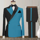 Advbridge One Button Men's Suits New Design Costume Homme Peak Lapel 2 Piece Jacket Pants Full Sets Luxury Costume Homme Custom Blazer